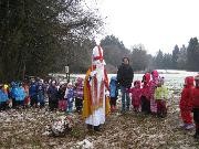 Besuch des Nikolaus bei der Naturgruppe