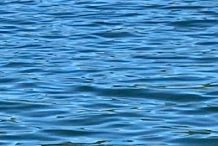 Wasseroberfläche mit leichten Wellen